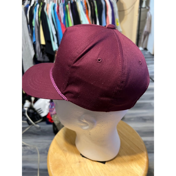 Unisex YoungAn Hat Co. Ltd. Hat One Size Maroon - Picture 3 of 7